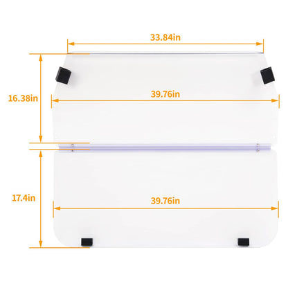 Solidspare For 16+ Evolution Classic Forester Golf Cart Windscreen Clear Vented Windshield