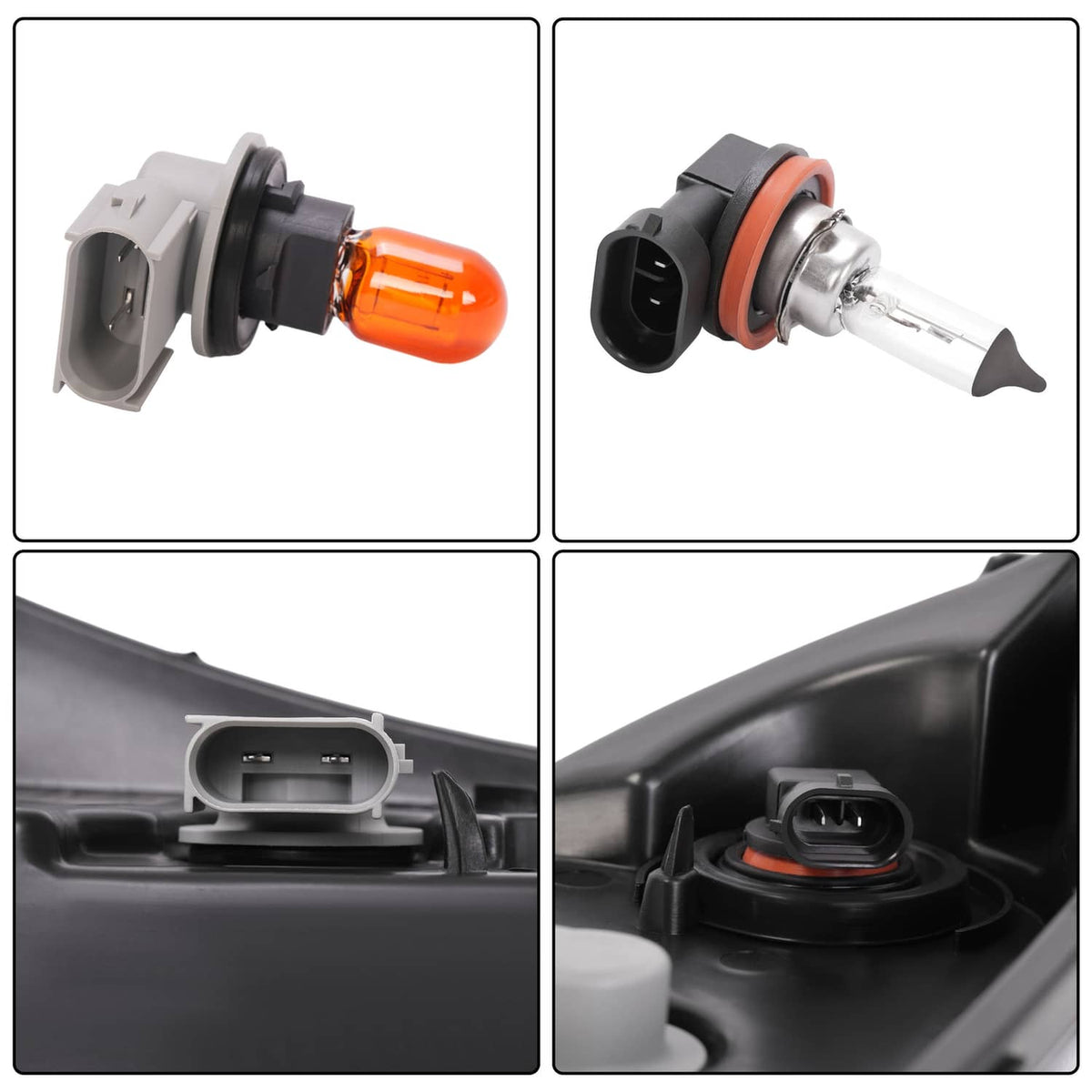 Solid Spare Right Side Bumper Fog Light Turn Signal Lamp For Chevy Equinox 2018-2021 w/Bulbs