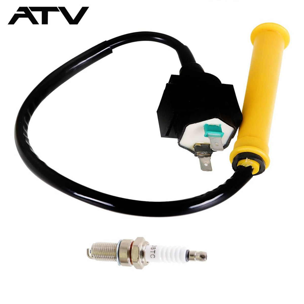 Solidspare Ignition Coil & Spark Plug for Honda Foreman 500 TRX 500 FA FGA PFA 2005-2014