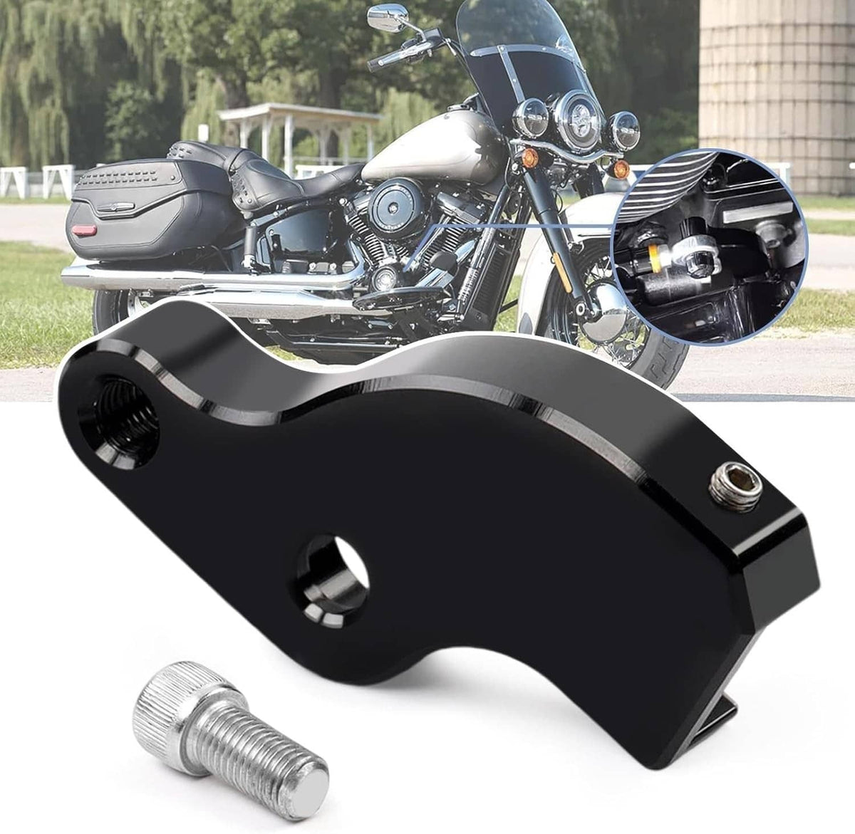 Solidspare New Motorcycle EZ Shift Neutral Gear Assist Bracket for Harley M8 18-25 Touring
