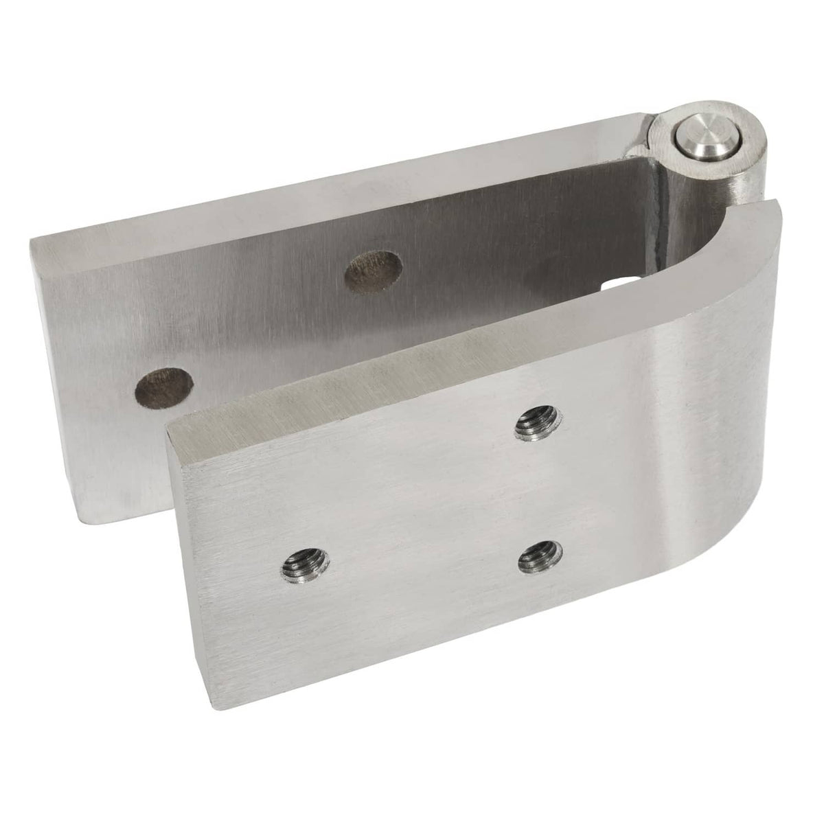 Solid Spare Door Hinges Fit 1966-1977 Early Ford Bronco Silvery 304 Stainless Steel LH&RH