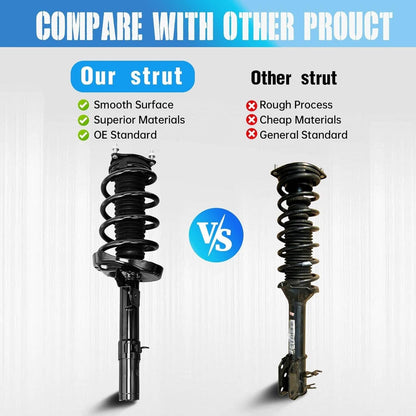 Solidspare Pair Front LH+RH Shock Absorbers w/Electric For 2017-2020 Acura MDX 51610TRXA03