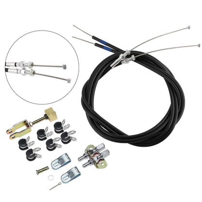Solidspare UnIversal Emergency Parking Brake Cable Complete Kit Replace 330-9371