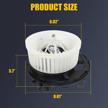 Solidspare Fits 2015-2021 Volkswagen Golf Audi A3 A/C Heater Blower Motor 700341, 5Q1819021