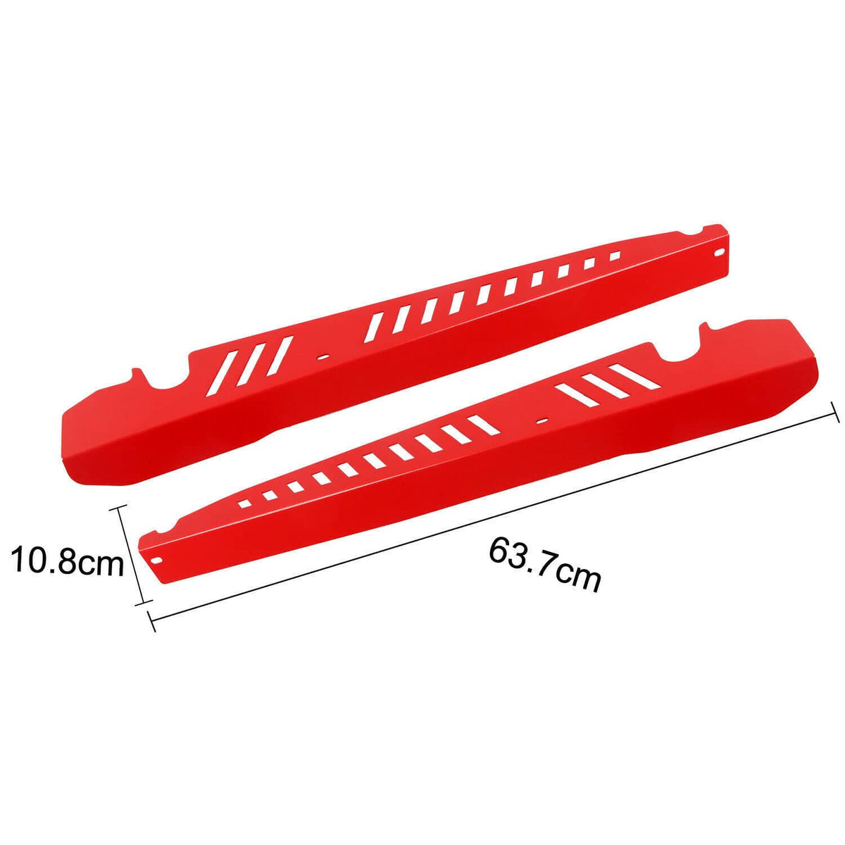 Solidspare Red Performance Fender Shrouds Panel For 2015-2020 Subaru WRX / WRX STI