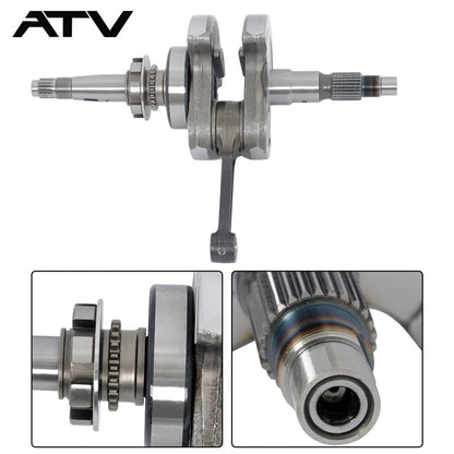 Solidspare Crankshaft w/Connecting Rod For HISUN 550 4X4 taper ratio 1:7 P015000132000100