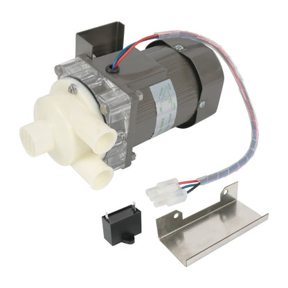 Solidspare S-0731 Water Pump for Hoshizaki, Ice Machine Motor Assembly with Mounting Plate