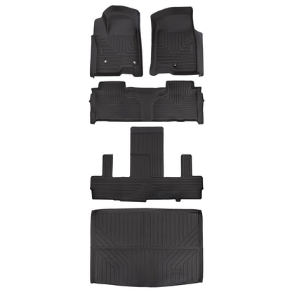 Solidspare For 2021-2025 Chevrolet Suburban GMC Yukon XL 2nd Row Bucket Floor Mats Liner