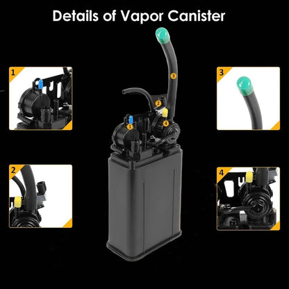 Solidspare Fuel Vapor Charcoal Canister 777400C011 For 2001-2004 Toyota Sequoia SR5 V8 Gas