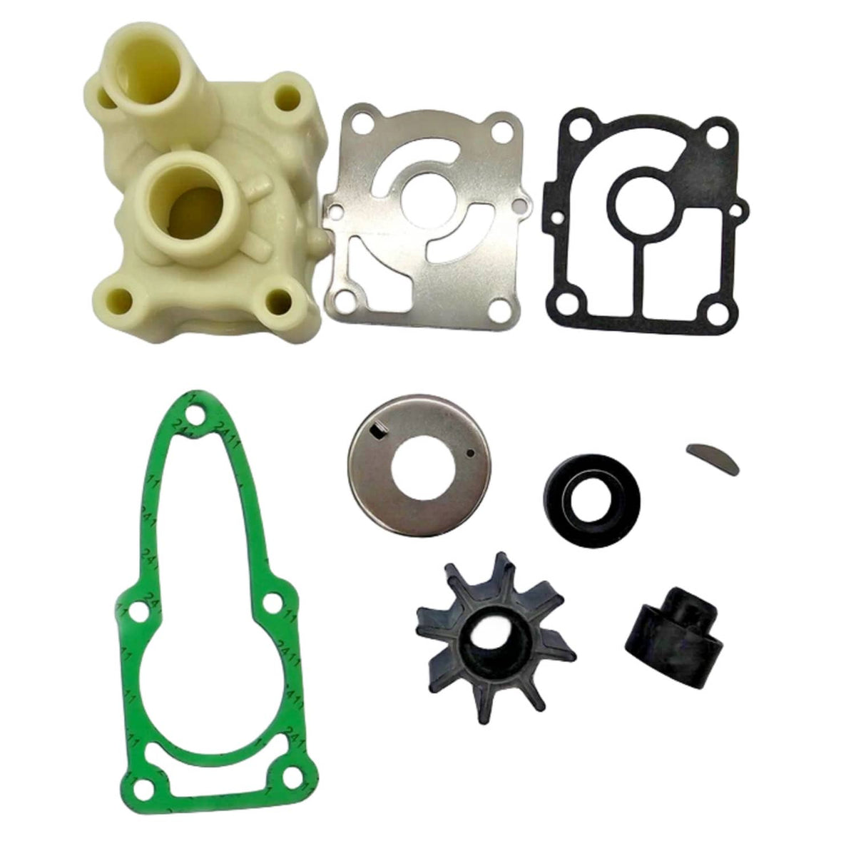 Solid Spare Tohatsu Water Pump Repair Kit 3RS-87322-0 MFS 15E 20E 4Stroke 15 20 HP Outboard