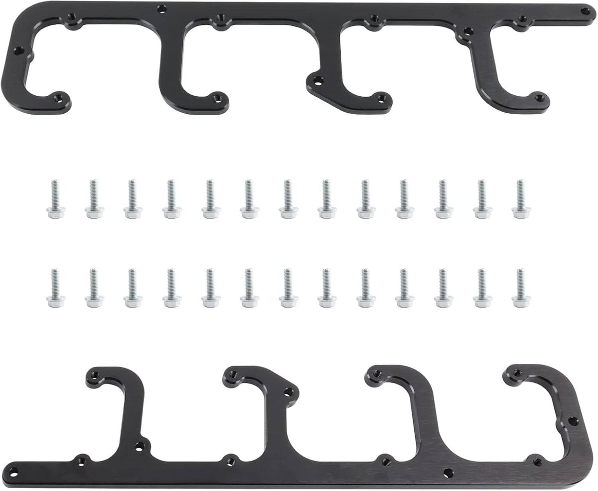 Solidspare D581 Aluminum Coil Bracket Valve Cover for LS Square 4.8/5.3/5.7/6.0/6.2L LS1