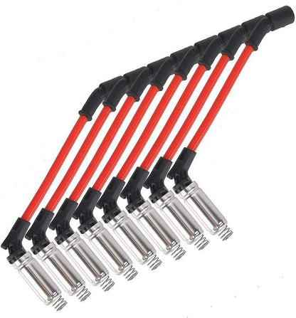 Solidspare 8Pcs 48322 Spark Plug Wires Kit For 1999-2006 CHEVY GMC LS1 VORTEC 4.8 5.3 6.0L