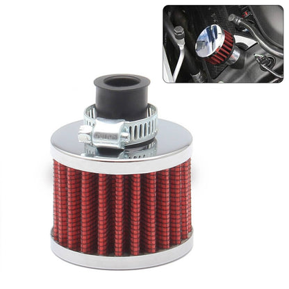 Solidspare NEW 12mm Cold Air Intake Filter Turbo Vent Case Car Breather Valve Cover