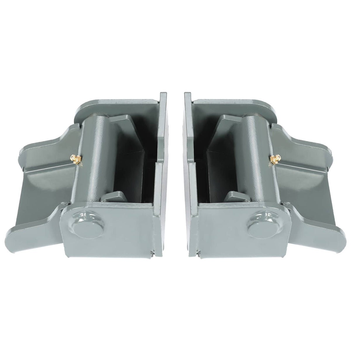 Solidspare 2pcs Dump Truck Trailer Hinges Body Heavy Duty Steel Weld on Powder Coated