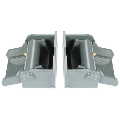 Solidspare 2pcs Dump Truck Trailer Hinges Body Heavy Duty Steel Weld on Powder Coated