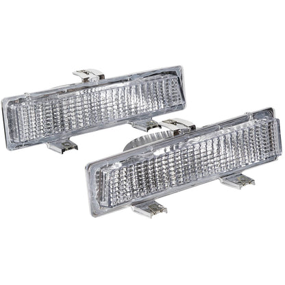 Solid Spare Pair of Front Park and Turn Signal Light Lamps For Chevy Monte Carlo SS 1981-88