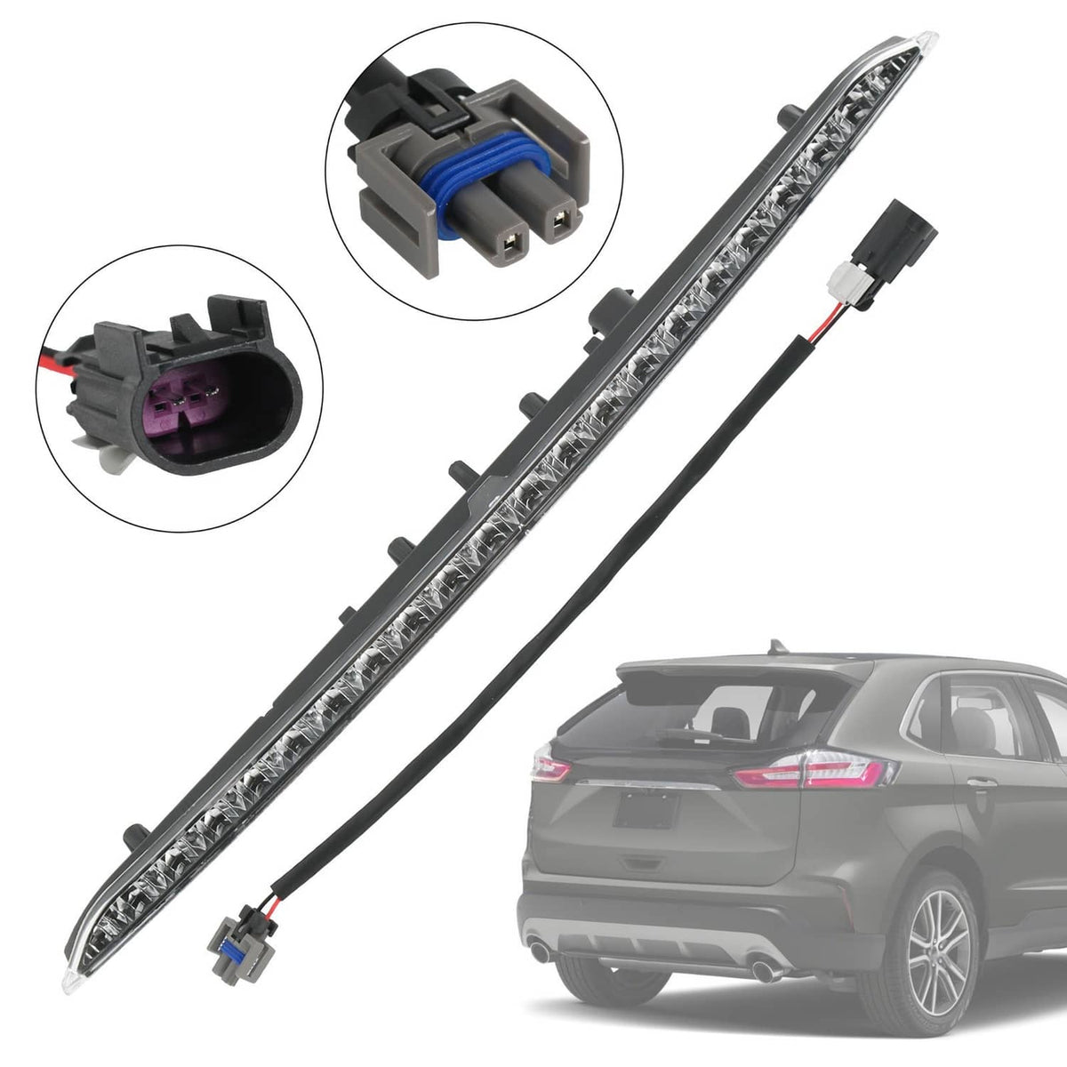 Solidspare FT4Z13A613A LED Third Tail Brake Light Lamp Red For Ford Edge 2015-2020 923-133