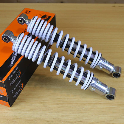 Solidspare Front Shocks Absorbers White Spring for Yamaha Banshee 350 YFZ350 ATV 1987-2006
