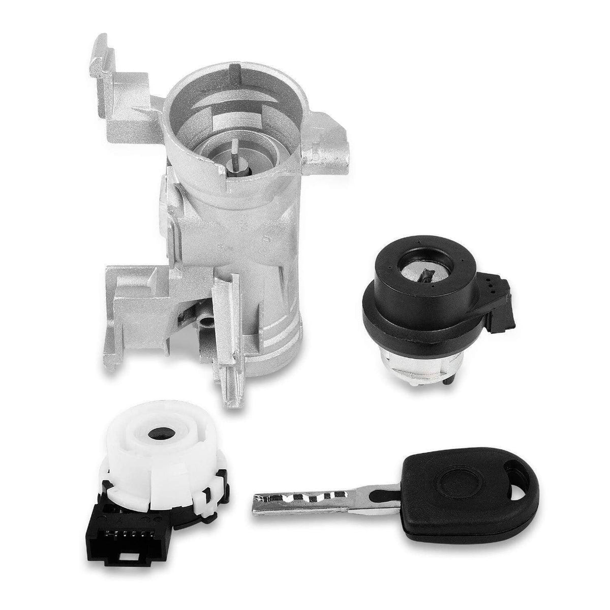 Solidspare Ignition Switch With Lock Cylinder Key For VW Golf Jetta Rabbit Audi 2006-2011