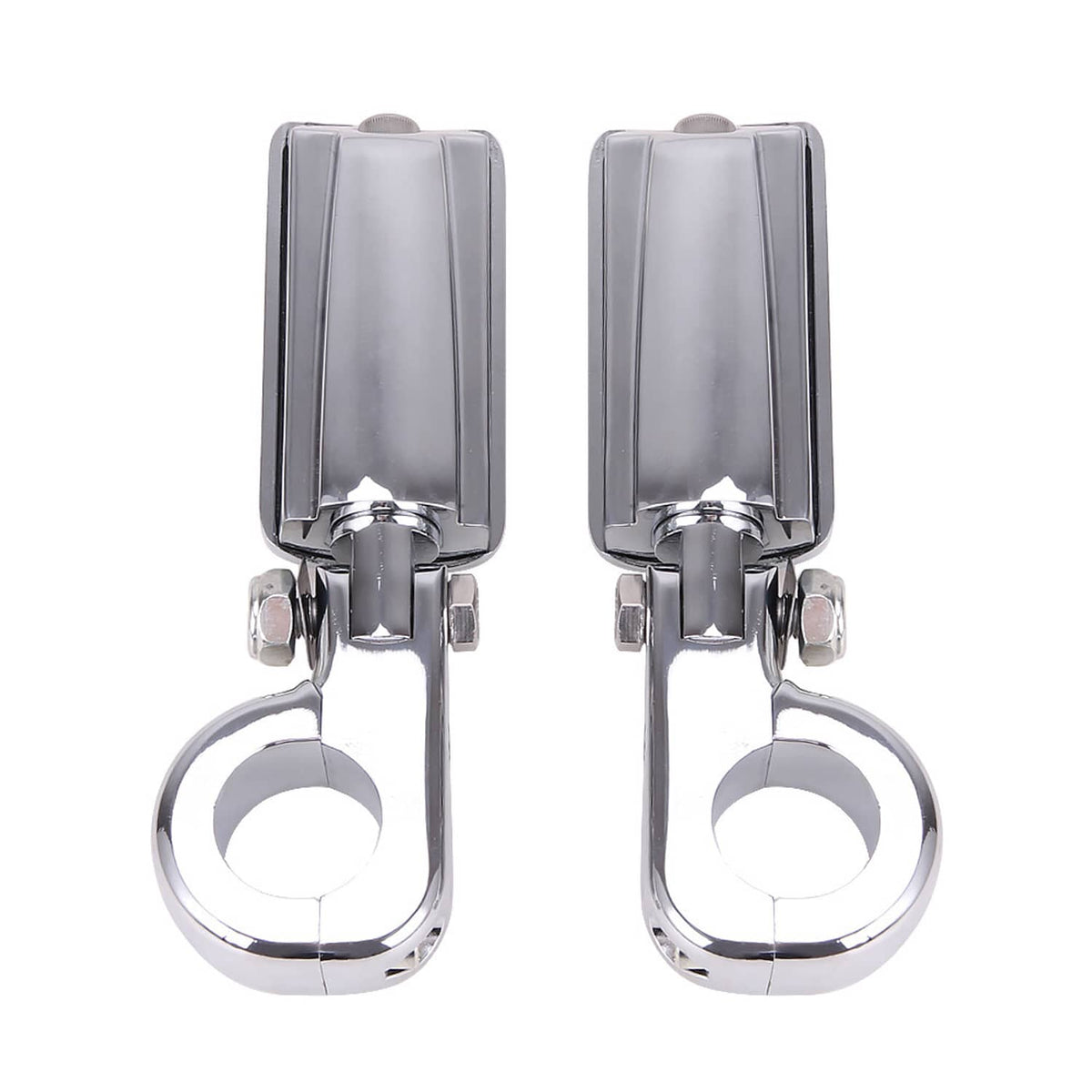 Solidspare 1.25" Engine Crash Bar Footpegs Foot Pegs For Harley Road Glide Softail Suzuki