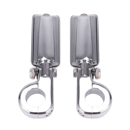 Solidspare 1.25" Engine Crash Bar Footpegs Foot Pegs For Harley Road Glide Softail Suzuki
