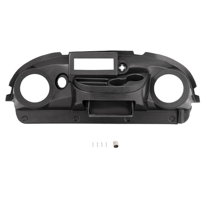Solidspare For Club Car Precedent Carbon Fiber Style Golf Cart Radio Dash Dashboard Cover