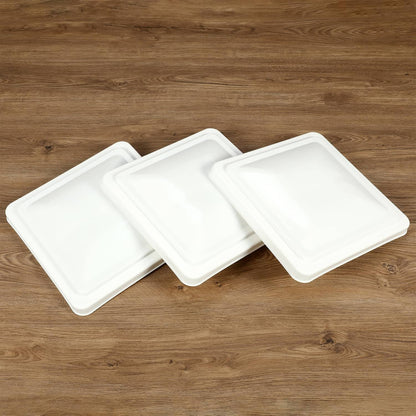 Solidspare (3) pcs White 14" X14" RV Roof Vent Cover Trailer For fresh air construction