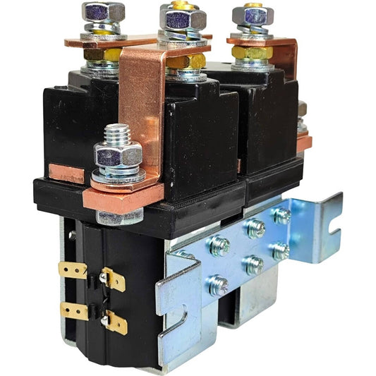 Solid Spare SW202 24V 400A Reversing Solenoid Contactor for Albright Electric Vehicle