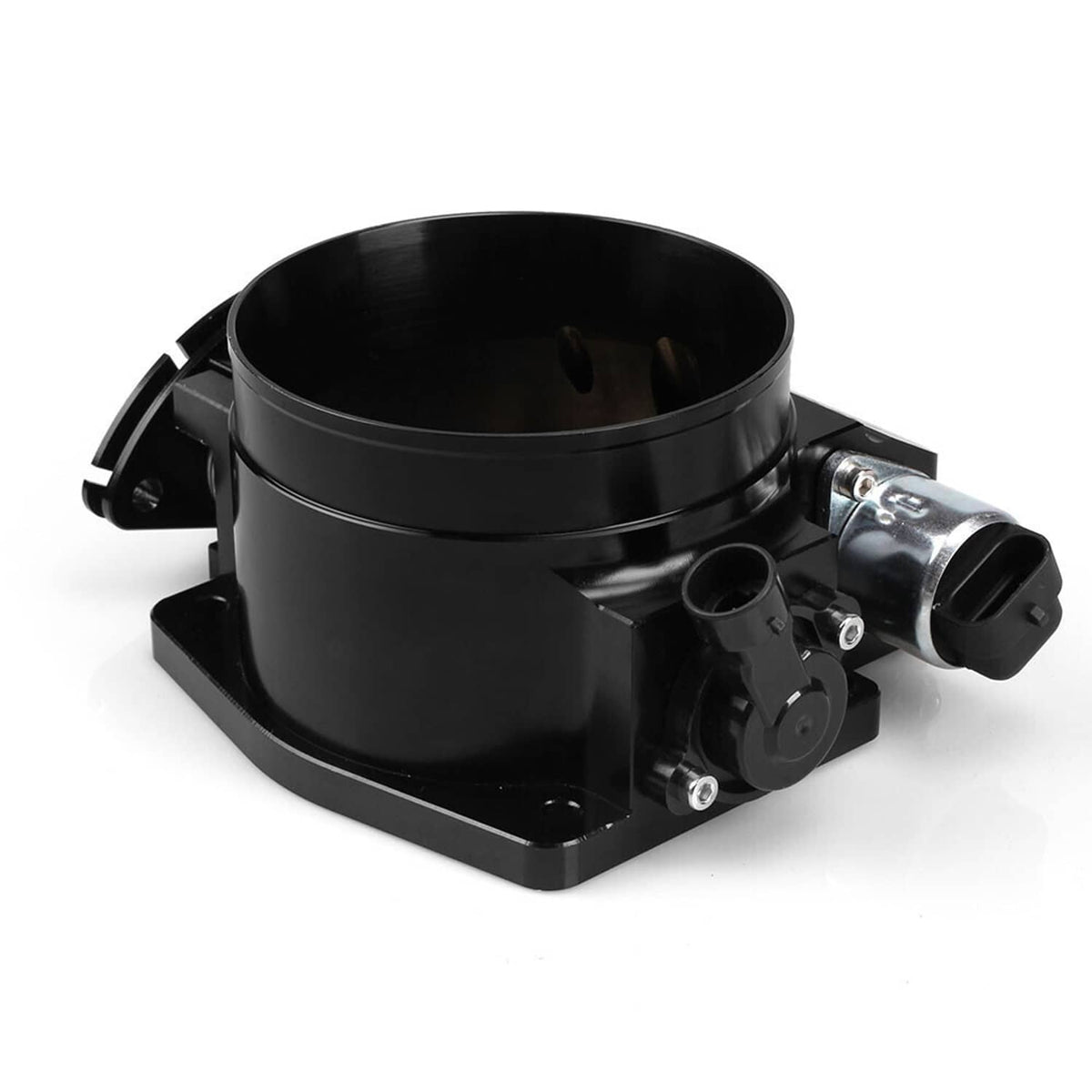 Solidspare 92mm Throttle Body + Adapter Plate + TPS IAC For Chevy GM Gen III LSX LS LS1 LS2