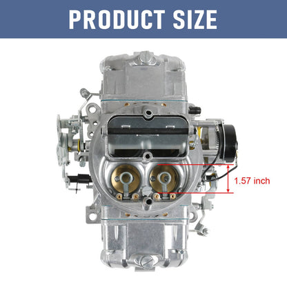 Solidspare For 650 CFM Brawler Double-Pumper Carburetor Electric Choke 4 Barrel BR-67255