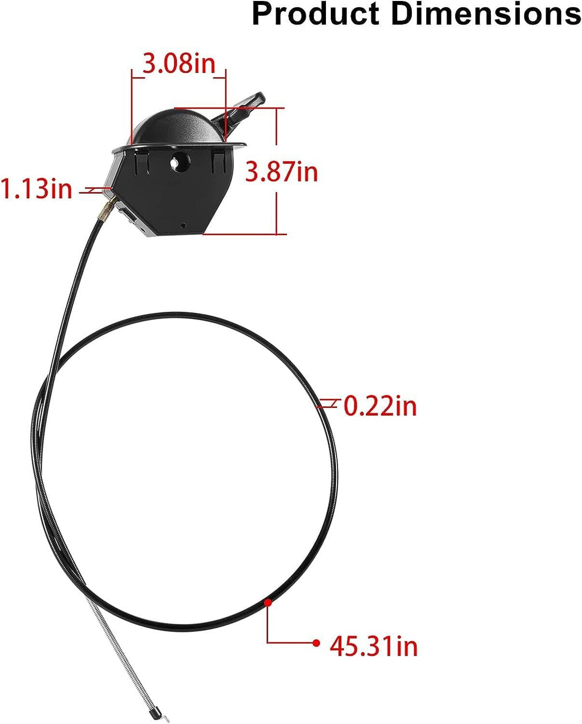 Solid Spare 746P06431 Throttle/Choke Cable For CUB Cadet XT1 XT2 SLX54 GX54 GX50 ST54