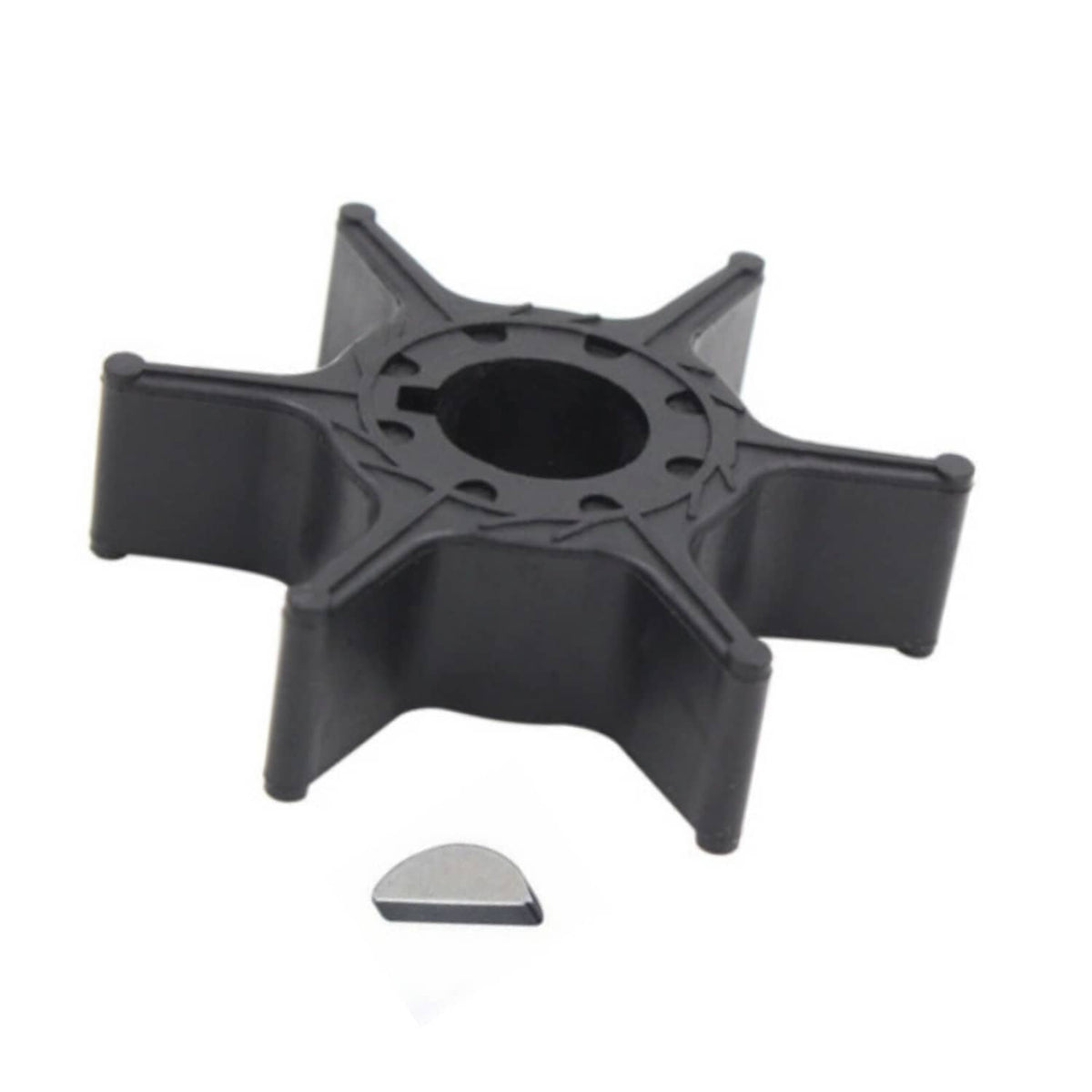 Solid Spare New Water Pump Repair Rubber Impeller with Key F15-06050000 For PARSUN 9.9 15 HP