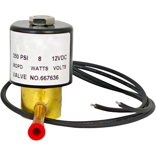 Solid Spare 12V 350PSI Solenoid Valve Pilot 66-7636 Fit Thermo King SLXi 300 Whisper Pro