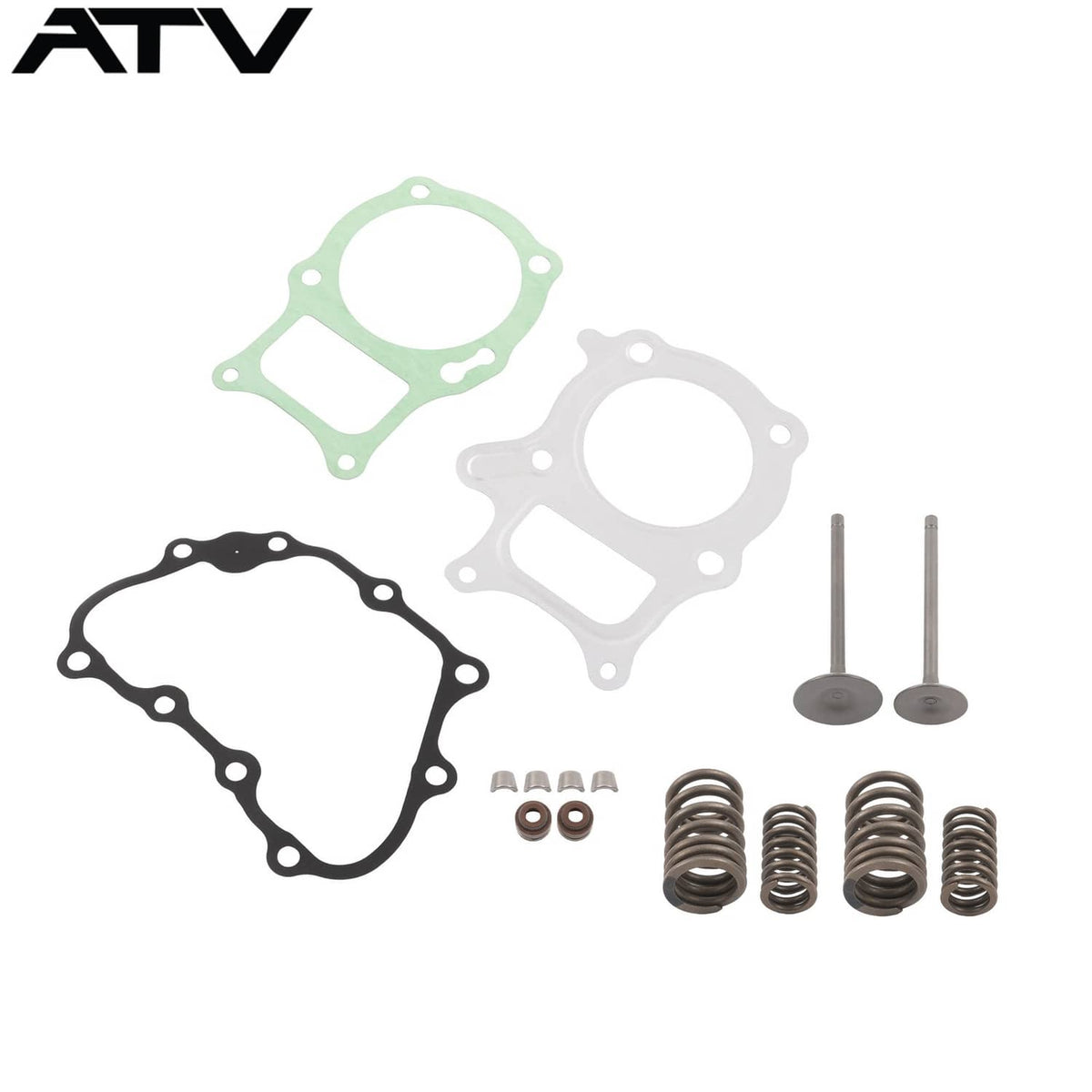 Solidspare Intake Exhaust Cylinder Gasket Kit for Honda TRX250EX Sportrax 250 2001-08