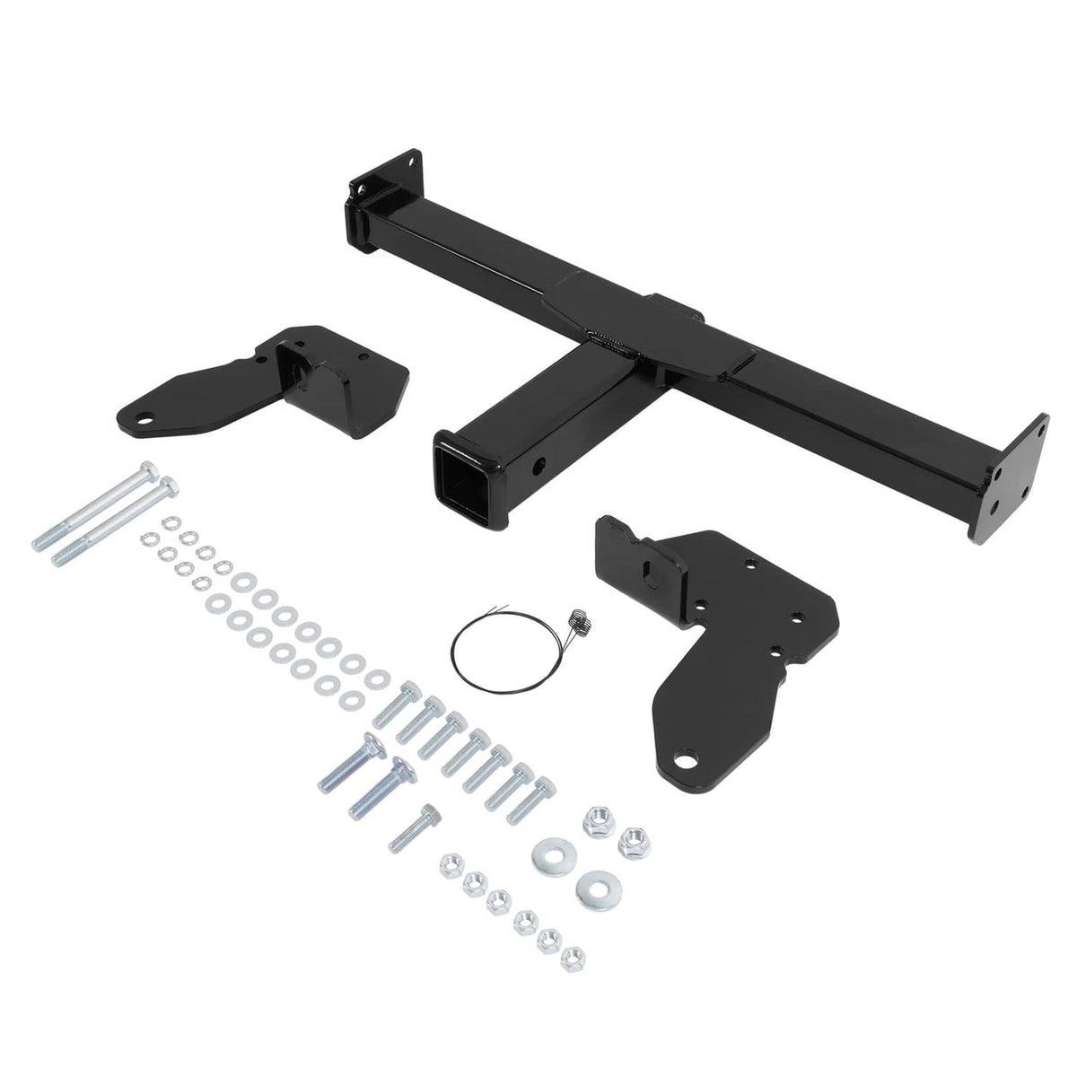 Solid Spare Front Trailer Hitch 2" Receiver For Chevy Silverado GMC Sierra 2500HD 2020-2026