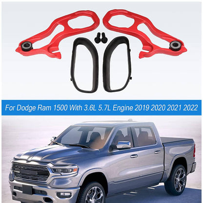 Solidspare Heavy Duty Front LH & RH Tow Hooks w/ Hardware For Dodge 2019 -2022 Ram 1500 DT