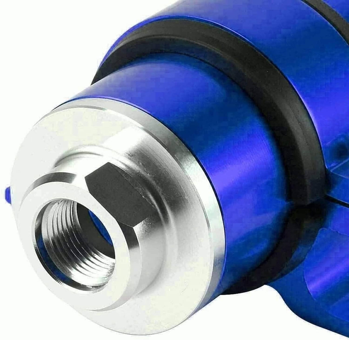 Solidspare Blue 30 Micron Billet Aluminum Inline Fuel/petrol Filter + Bracket AN6/AN8/AN10