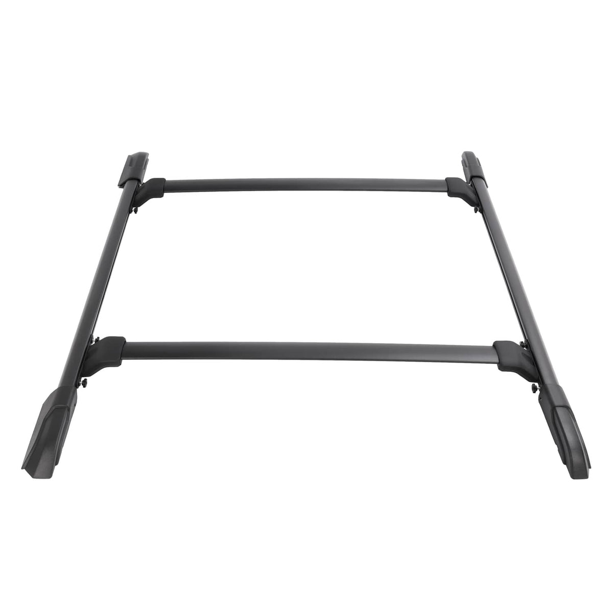 Solid Spare For Honda Pilot 2009-2015 Black 4Pcs Roof Rack Rails Cross Bar Side Rail