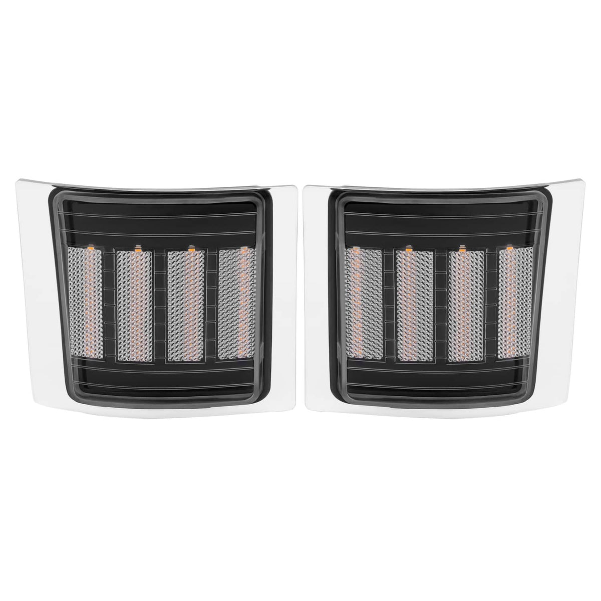 Solid Spare For Chevy C/K 1500 2500 3500 94-98 LED Sequential Corner Side Marker Lights Set
