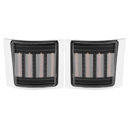 Solid Spare For Chevy C/K 1500 2500 3500 94-98 LED Sequential Corner Side Marker Lights Set