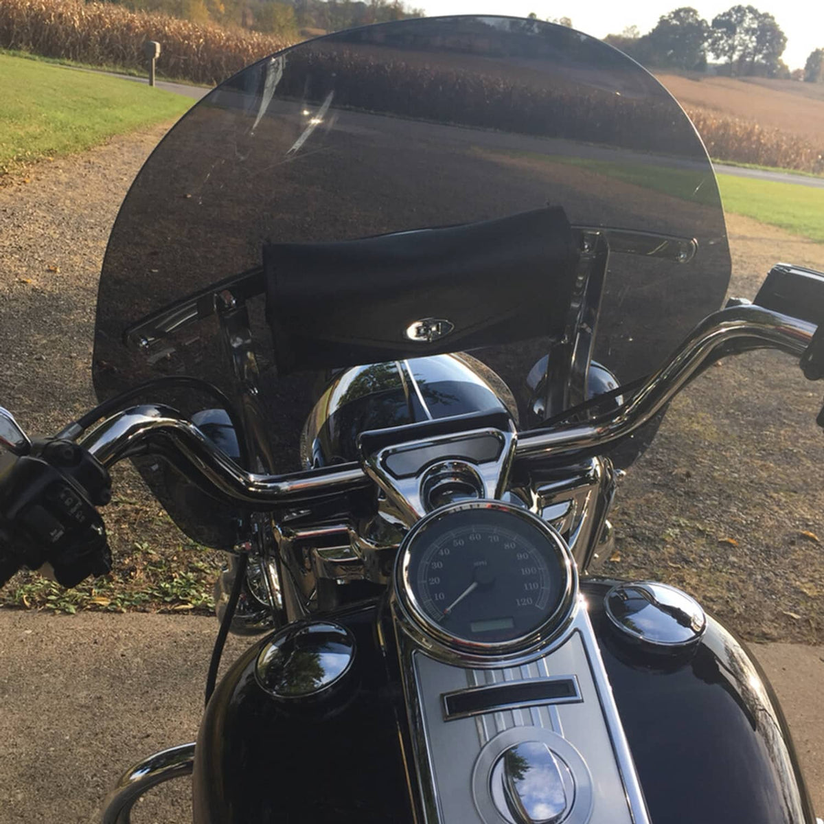 Solidspare Smoke Windshield Windscreen For Harley Touring Road King Freewheeler FLRT 94-24