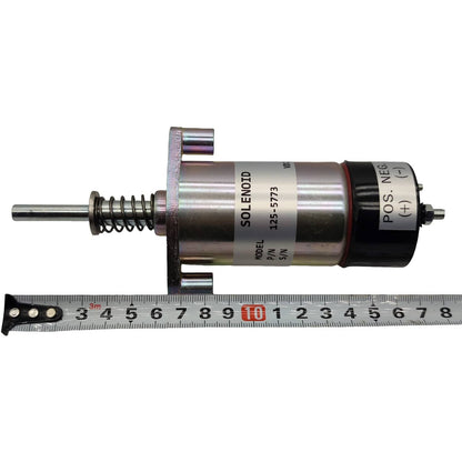 Solid Spare 12V Shut Down Solenoid 125-5773 For Caterpillar 3204 3304 3304B 3306 3306B