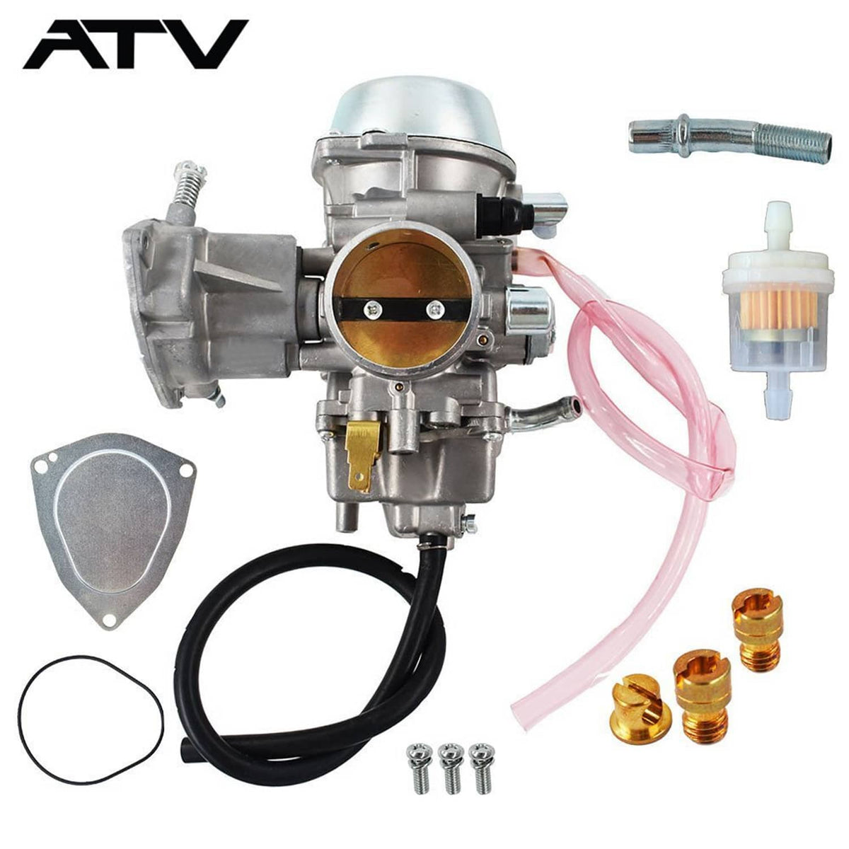 Solidspare Carburetor Fit For 2004-2007 Yamaha Rhino 660 YFM660 YXR660 ATV Carb