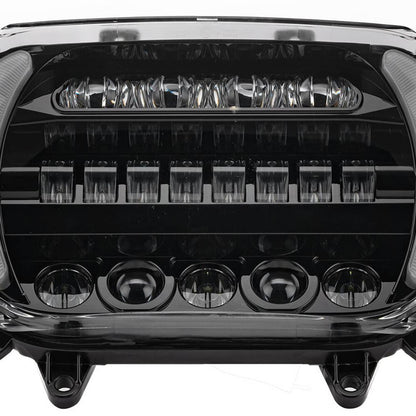 Solidspare Plug&Play For Harley Road Glide 2015-2024 LED Headlight DRL with High/Low Beam