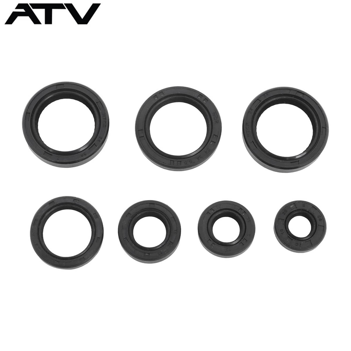 Solidspare For Honda Recon TRX250 08-14 Cylinder Head Gasket ATV Crankshaft Engine Seal Kit
