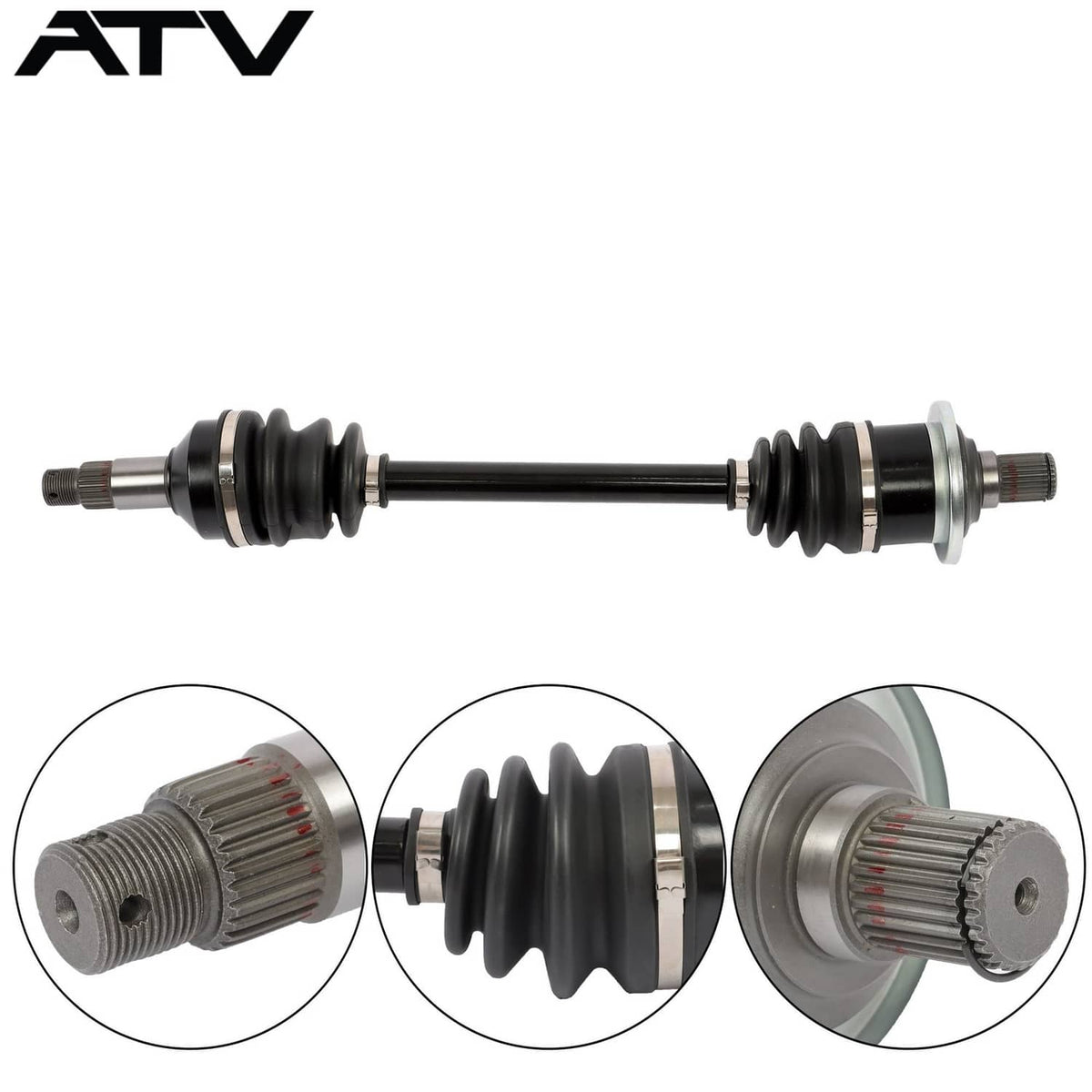 Solidspare Rear Left Right CV Axles Drive Shaft for Arctic Cat 400 450 500 550 650 05-14