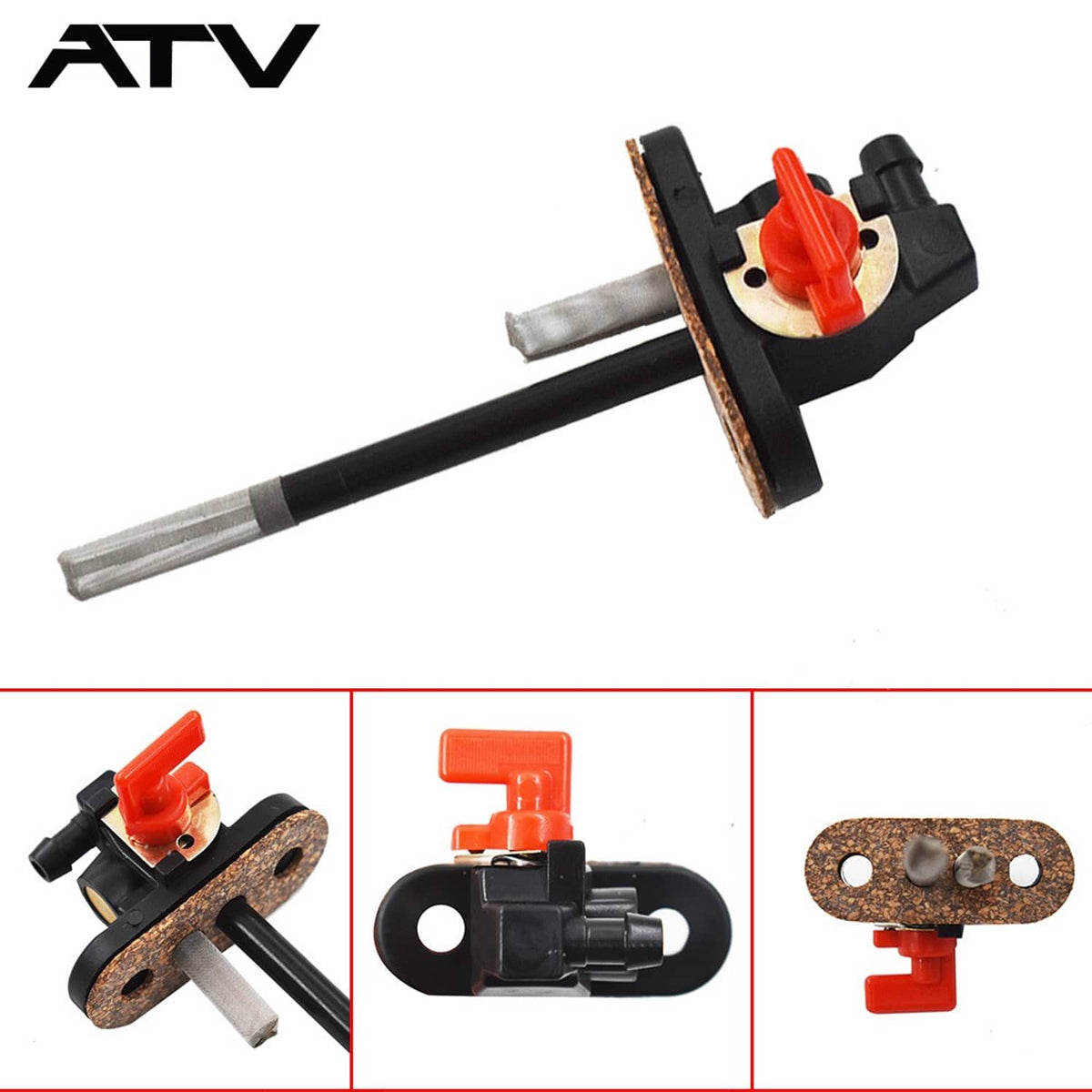 Solidspare New Fuel Valve Petcock 7051006 For Scrambler Sportsman Magnum 1993‑2009