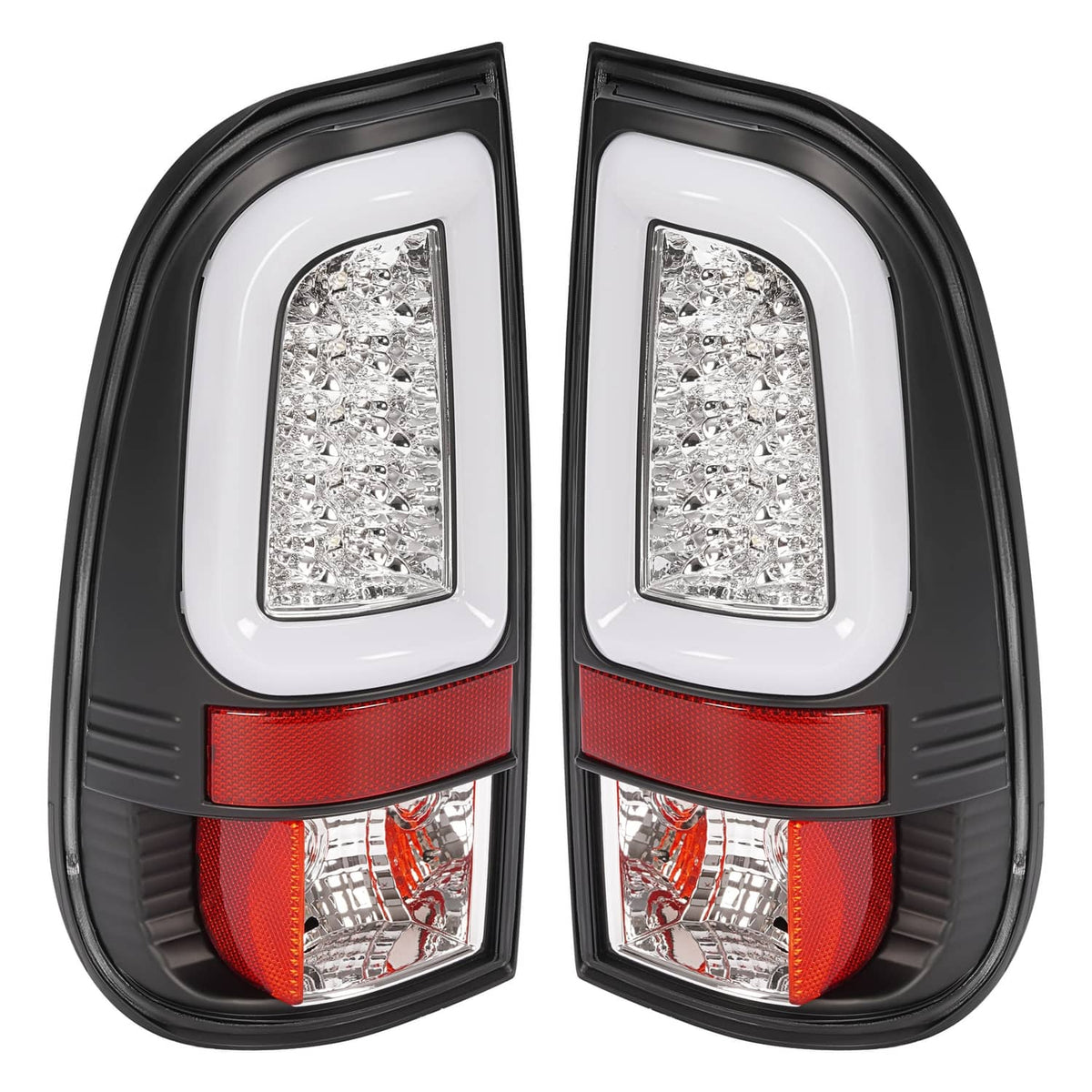 Solid Spare Pair Clear LED Tail Light Brake Lamps For Ford F250 F350 SD Super Duty 2008-2016