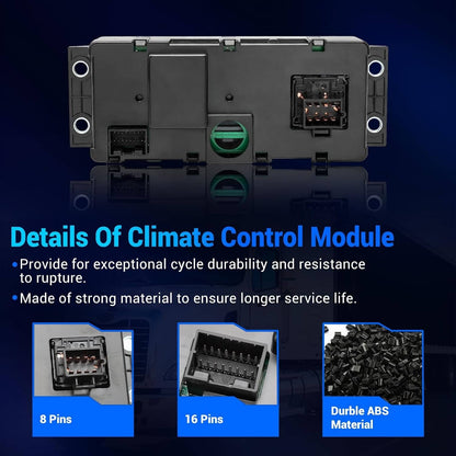 Solidspare A/C Climate Control Module Panel 25110700 For Mack Truck 2008-2018 20992943