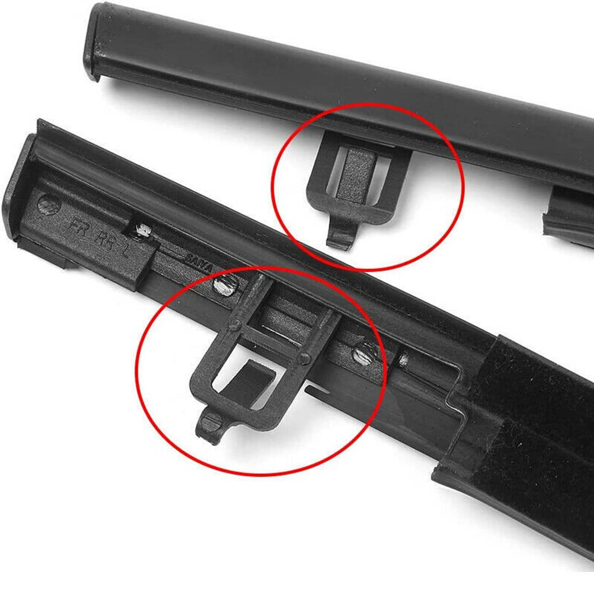Solidspare 4Pcs Car Window Moulding Trim Weatherstrips Seal Fit For Honda Civic Sedan 06-11